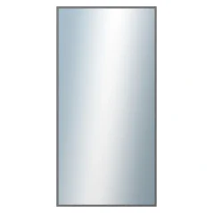 DANTIK - Zarámované zrkadlo - rozmer s rámom cca 60x120 cm z lišty Hliník grafit drás - P269-224 (7269224)