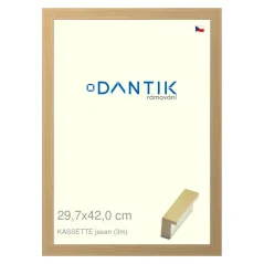 DANTIK obrázok, puzzle, fotorámik 29,7x42 | KASSETTE ash (Plexi Clear)