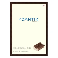 DANTIK obraz, puzzle, fotorámik 80x120 | CHURCH malý hnedý (Plexi Clear)
