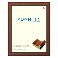 DANTIK obraz, puzzle, fotorámik 60x80 | ENGLAND hnedá (Plexi Clear)