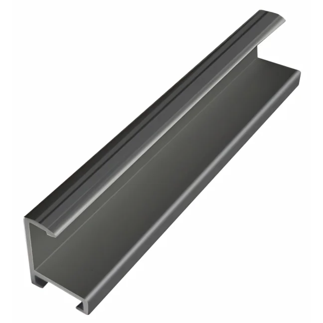 DANTIK - Zarámované zrcadlo - rozměr s rámem cca 50x140 cm z lišty Hliník stříbrná lesk - P01-003 (7001003)