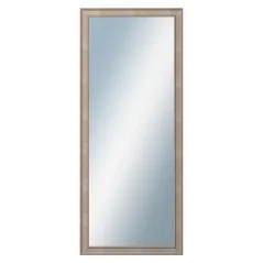 DANTIK - Zarámované zrkadlo - rozmer s rámom cca 50x120 cm z lišty TOOTH malá strieborná (3162)