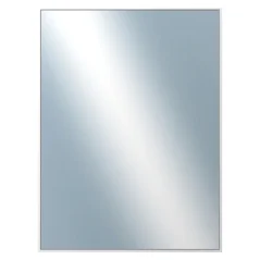 DANTIK - Zrkadlo v ráme - rozmery s rámom cca 60x80 cm z hliníkovej lišty strieborný lesk - P269-003 (7269003)