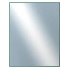 DANTIK - Zarámované zrkadlo - rozmer s rámom cca 70x90 cm z lišty Hliník zelená m. - P02-246 (7002246)