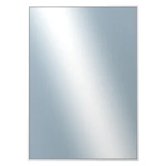 DANTIK - Zrkadlo v ráme - rozmery s rámom cca 50x70 cm z hliníkovej lišty strieborný lesk - P269-003 (7269003)
