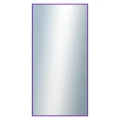 DANTIK - Zarámované zrcadlo - rozměr s rámem cca 60x120 cm z lišty Hliník modrá m. - P02-242 (7002242)