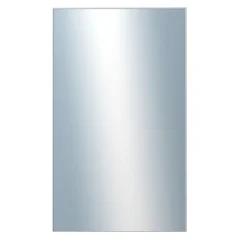 DANTIK - Zarámované zrkadlo - rozmer s rámom cca 60x100 cm z lišty Hliník strieborná - P22-004 (7022004)