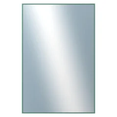 DANTIK - Zarámované zrkadlo - rozmer s rámom cca 80x120 cm z lišty Hliník zelená m. - P02-246 (7002246)