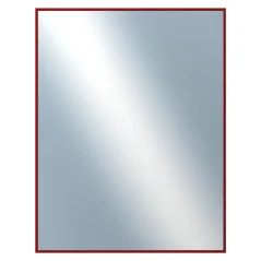 DANTIK - Zarámované zrkadlo - rozmer s rámom cca 70x90 cm z lišty Hliník vínová - P269-209 (7269209)