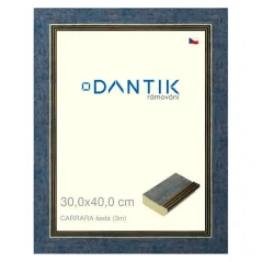 DANTIK obraz, puzzle, fotorámik 30x40 | | CARRARA sivá (Plexi Clear)