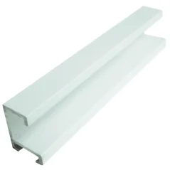 DANTIK - Zarámované zrkadlo - rozmer s rámom cca 50x70 cm z lišty Hliník biela - P03-027 (7003027)