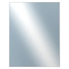 DANTIK - Zarámované zrkadlo - rozmer s rámom cca 70x90 cm z lišty Hliník strieborná - P03-004 (7003004)