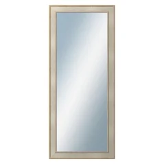 DANTIK - Zarámované zrkadlo - rozmer s rámom cca 60x140 cm z lišty TOOTH strieborná (2779)