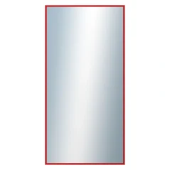 DANTIK - Zrkadlo v ráme - rozmery s rámom cca 50x100 cm z hliníkovej lišty červenej farby P269-210 (7269210)