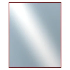 DANTIK - Zarámované zrkadlo - rozmer s rámom cca 80x100 cm z lišty Hliník vínová - P269-209 (7269209)