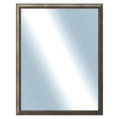 DANTIK - Zarámované zrkadlo - rozmer s rámom cca 70x90 cm z lišty Ferrosa grafit (3141)