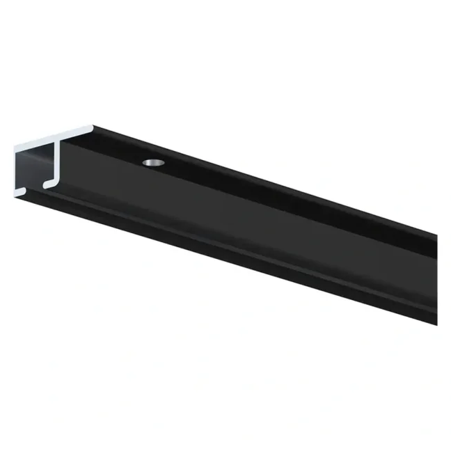 Závesný systém pre obrazy Top Rail Rail čierna 3 metre v kuse