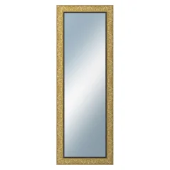 DANTIK - Zarámované zrkadlo - rozmer s rámom cca 50x140 cm z lišty PRAHA zlatá (2752)
