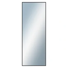 DANTIK - Zrkadlo v ráme - rozmery s rámom cca 60x160 cm z hliníka čierny lesklý - P269-016 (7269016)