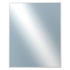 DANTIK - Zarámované zrkadlo - rozmer s rámom cca 40x50 cm z lišty Hliník strieborná lesk - P01-003 (7001003)