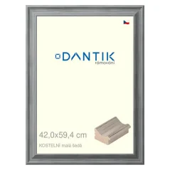 DANTIK obraz, puzzle, fotorámik 42x59,4 | CHURCH small grey (Plexi Clear)