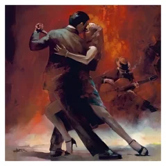 Reprodukcia Haenraets Willem - Tango Argentino II - 70x70