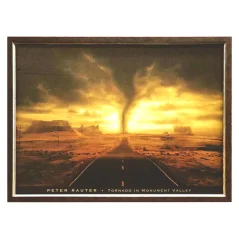 Zarámovaný obraz Tornado in Monument Vally