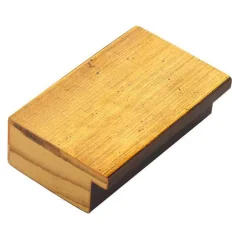 Rámová lišta DANTIK - 2693 - FLAT gold 42 mm ručne vyrobená v.