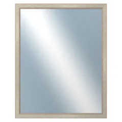 DANTIK - Zarámované zrkadlo - rozmer s rámom cca 40x50 cm z lišty TOMAS strieborná (2935)