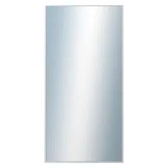 DANTIK - Zarámované zrkadlo - rozmer s rámom cca 50x100 cm z lišty Hliník strieborná - P03-004 (7003004)