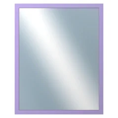 DANTIK - Zarámované zrkadlo - rozmer s rámom cca 40x50 cm z lišty PASTELKA svetlo fialová rovná (2565)