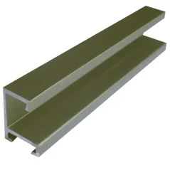 DANTIK - Zarámované zrkadlo - rozmer s rámom cca 50x140 cm z lišty Hliník platina - P03-019 (7003019)