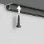Závesný systém pre obrazy Top Rail Rail čierna 3 metre v kuse