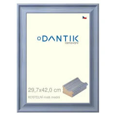 DANTIK obraz, puzzle, fotorámik 29,7x42 | CHURCH small blue (Plexi Clear) DANTIK obraz, puzzle, fotorámik 29,7x42 | CHURCH small blue (Plexi Clear)