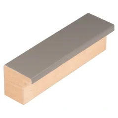 Rámová lišta DANTIK - 2966 - PASTELKA šedá rovná
