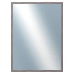 DANTIK - Zarámované zrkadlo - rozmer s rámom cca 60x80 cm z lišty KASSETTE tmavosivá (3056)