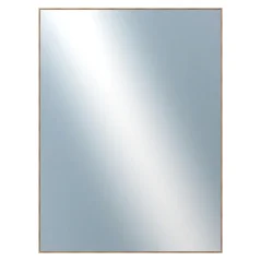 DANTIK - Zarámované zrkadlo - rozmer s rámom cca 60x80 cm z lišty Hliník wenge - P273-515 (7273515)