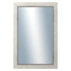 DANTIK - Zarámované zrkadlo - rozmer s rámom cca 40x60 cm z lišty CARRARA biela (2896)