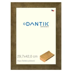 DANTIK obraz, puzzle, fotorámik 29,7x42 | Saya Sabbia sand (Plexi Clear)