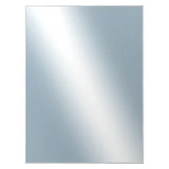 DANTIK - Zarámované zrkadlo - rozmer s rámom cca 60x80 cm z lišty Hliník strieborná lesk - P01-003 (7001003)