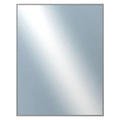 DANTIK - Zarámované zrkadlo - rozmer s rámom cca 70x90 cm z lišty Hliník sivá - P269-006 (7269006)
