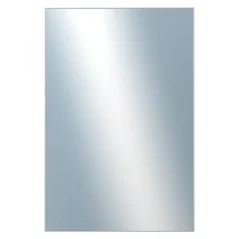 DANTIK - Zarámované zrkadlo - rozmer s rámom cca 80x120 cm z lišty Hliník strieborná - P22-004 (7022004)