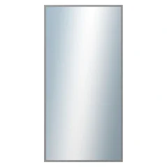 DANTIK - Zarámované zrkadlo - rozmer s rámom cca 50x100 cm z lišty Hliník platina - P269-019 (7269019)