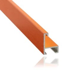 DANTIK rám na obrazy, puzzle, fotografie 59,4x84 | ALU profil 6030 Oranžová farebná dyha (Plexi Clear)