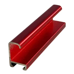 DANTIK - Zrkadlo v ráme - rozmery s rámom cca 50x140 cm z hliníkovej lišty červenej farby P269-210 (7269210)