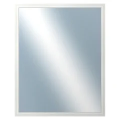 DANTIK - Zarámované zrkadlo - rozmer s rámom cca 80x100 cm z lišty LYON biela (2666)