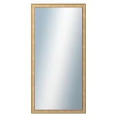 DANTIK - Zarámované zrkadlo - rozmer s rámom cca 60x120 cm z lišty TOOTH malá zlatá (3161)
