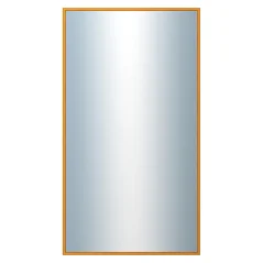 DANTIK - Zarámované zrkadlo - rozmer s rámom cca 50x90 cm z lišty Hliník oranžová - P269-217 (7269217)