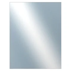 DANTIK - Zarámované zrkadlo - rozmer s rámom cca 70x90 cm z lišty Hliník biela - P03-027 (7003027)