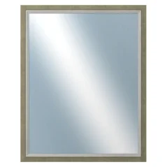 DANTIK - Zarámované zrkadlo - rozmer s rámom cca 80x100 cm z lišty AMALFI zelená (3115)